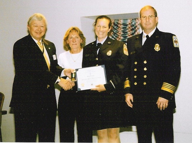 President Tom Speelman, Katjas mother, Katja & Chief Mastin