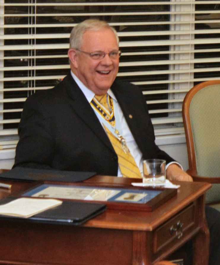 Larry McKinley as he finally realizes that he is in fact the 2010 Citizen of the Year