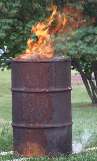 while the fire is prepeared to retire the flags.