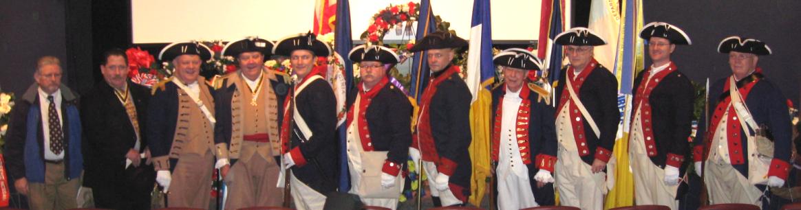 Members of the Virgina Society attending the ceremony.