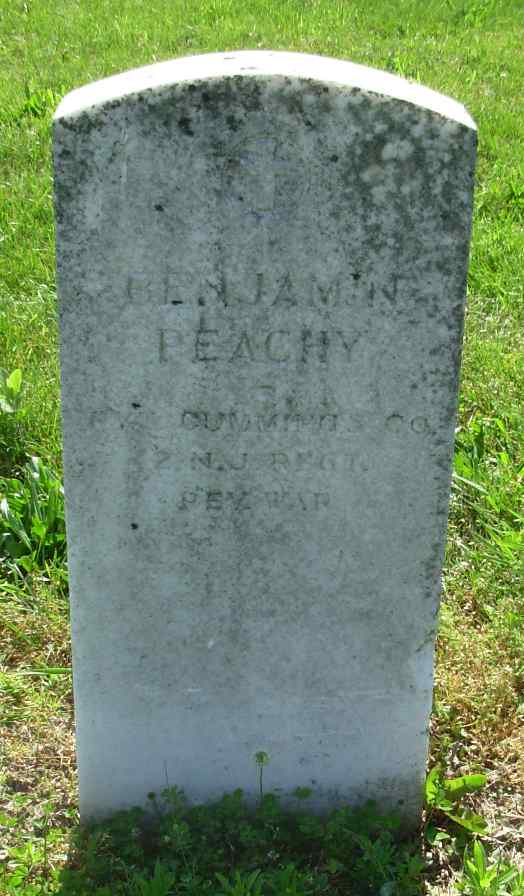 Benjamin Peachee Grave Marker