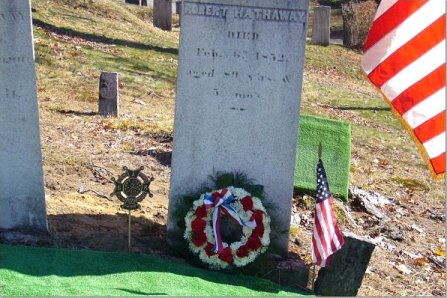 Robert Hathaway Grave Marker