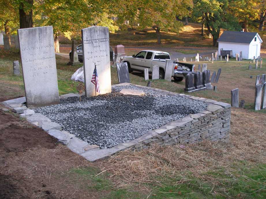 Robert Hathaway's Upgraded Gravesite