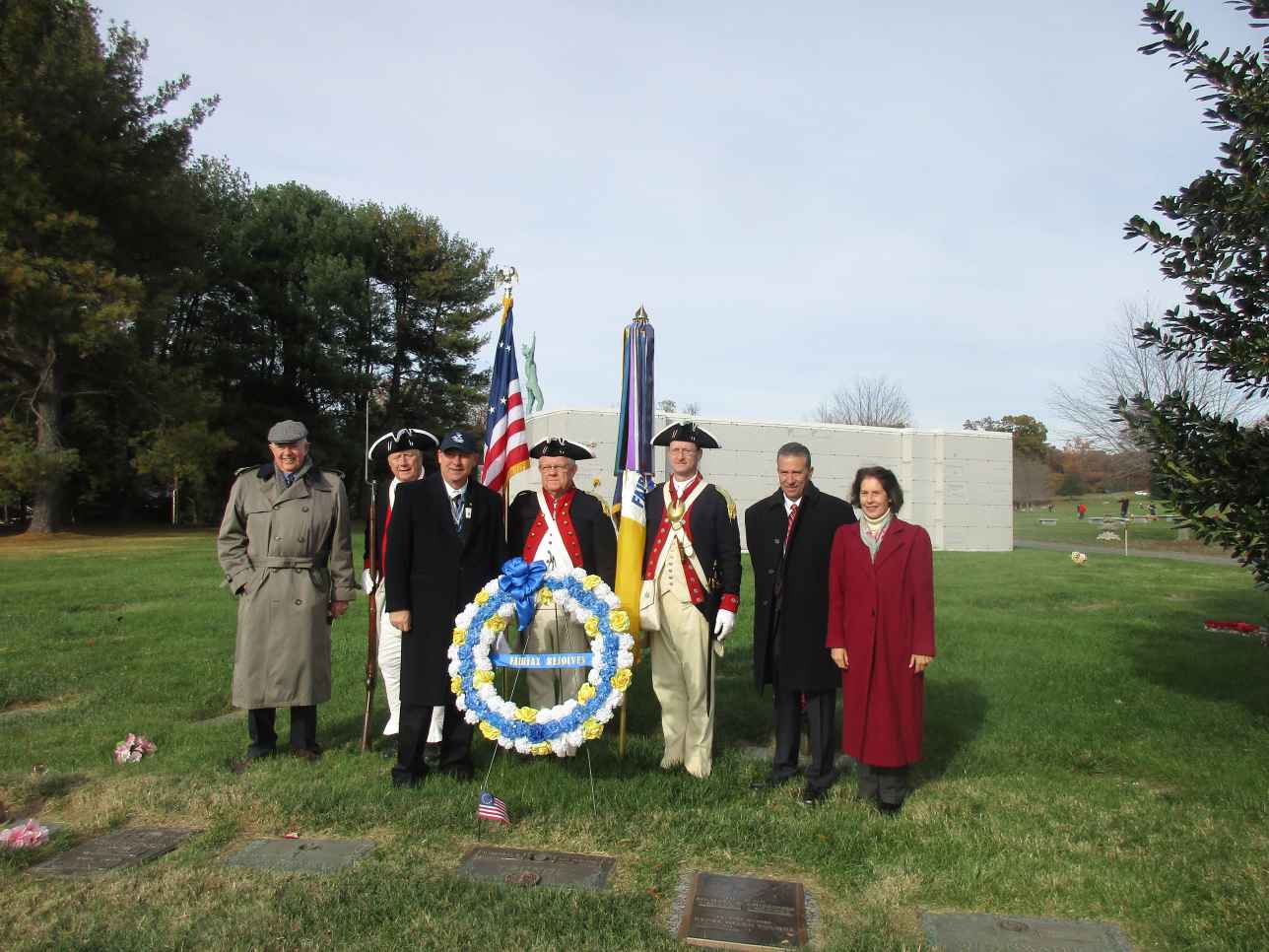 Bill Youngs Grave Marking by Fairfax Resolves Chapter, SAR