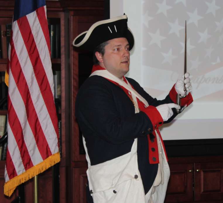 Guardsman Dan Rolph presents the aspects of the bayonet, including various technological improvements that were introduced over time.