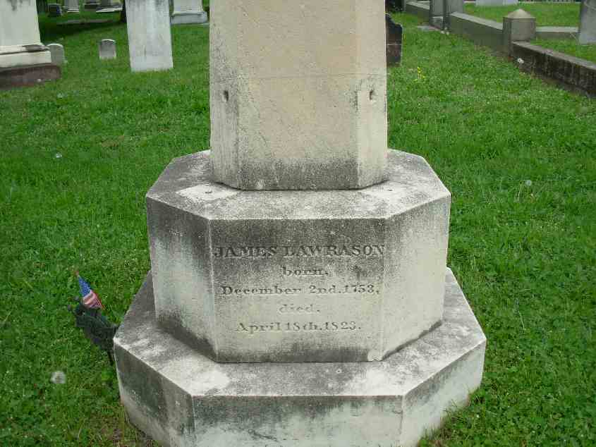 James Lawrason Grave Marker